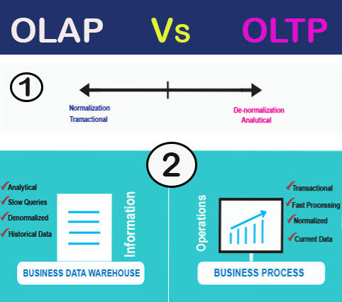 What is OLTP and OLAP? Why is it important in Database Design?
